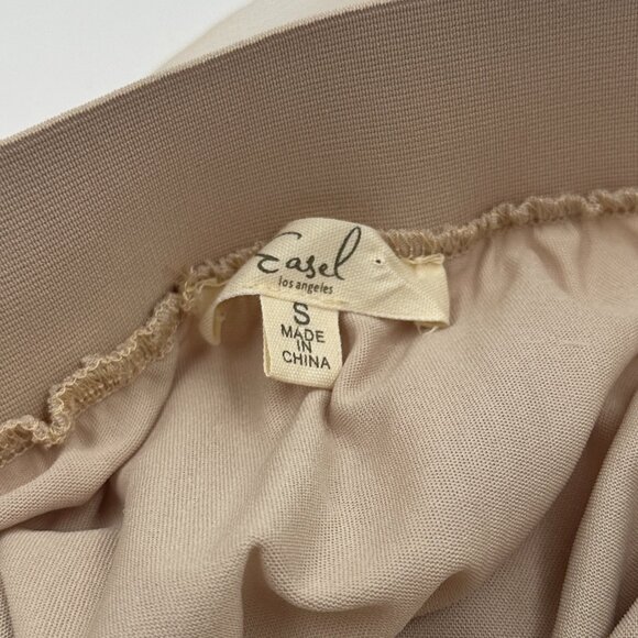 EASEL Fairy Tale Tiered Mesh Overlay Waterfall Lined Boho Maxi Ballerina Skirt - Picture 10 of 10